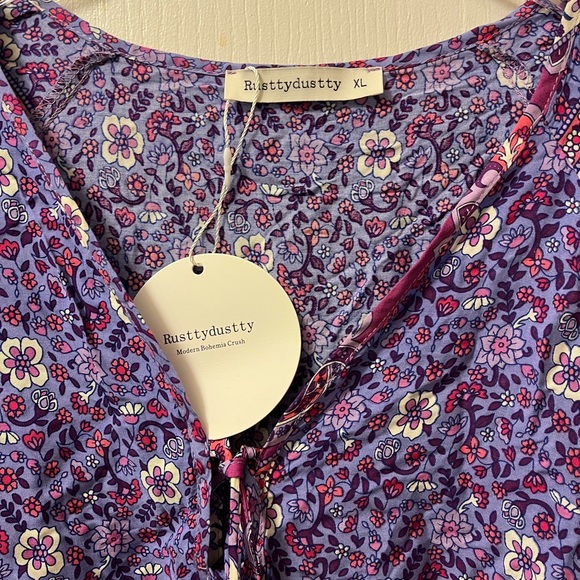 NWT Sz XL  Rustty Dustty Shorts Romper - Picture 5 of 13